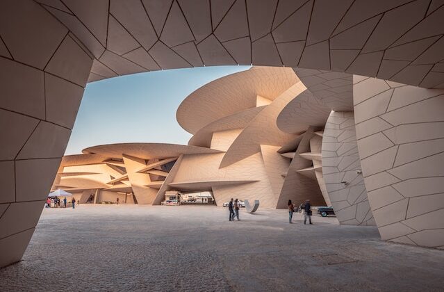 national museum of Qatar outer view