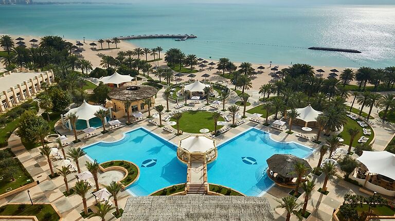 aerial view of The InterContinental Doha Hotel,