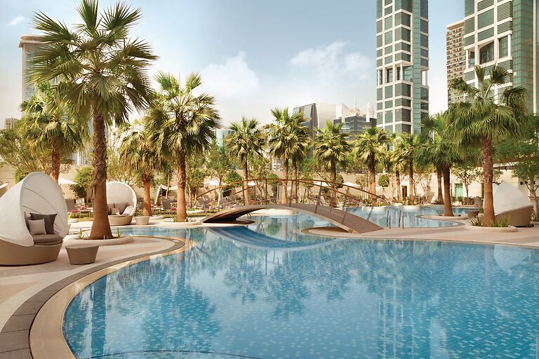 The JW Marriott Marquis City Center Doha Hotel  pool