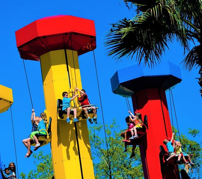 Children playing at legoland Dubai