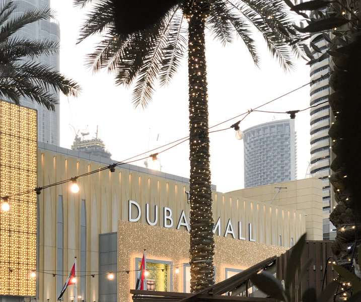 Entrance view of Dubai Mall