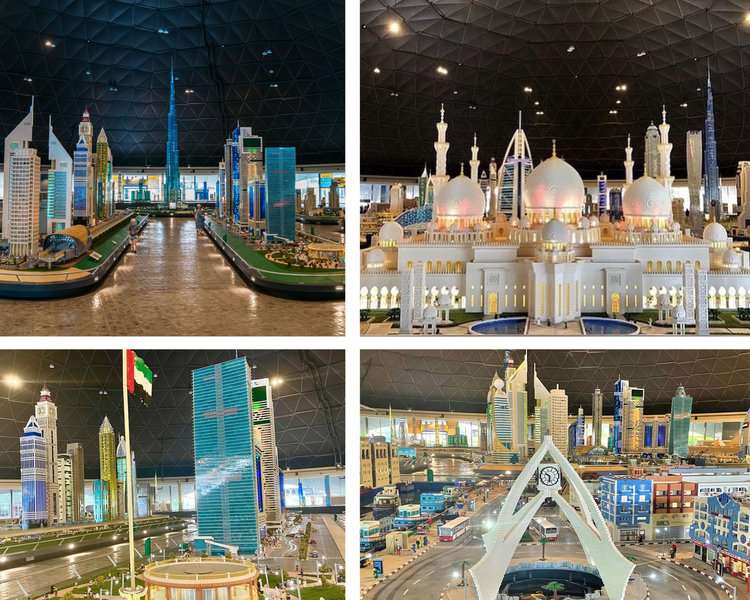 Inside Miniland at Legoland Dubai