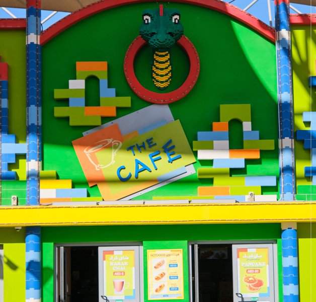 Legoland Dubai Cafe entrance