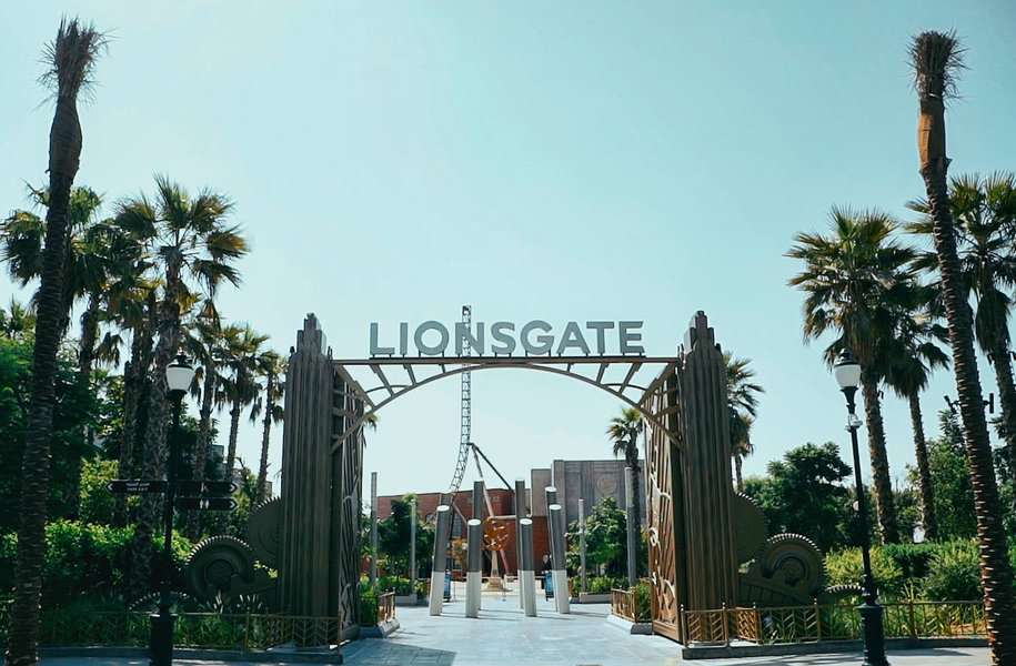 Lions Gate Entrance Gate at Motion Gate Dubai