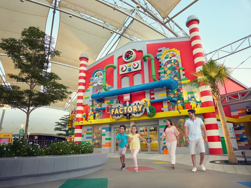 The Factory Entrance at Legoland Dubai (