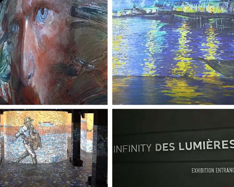 art works that displayed at Infinity Des Lumieres Dubai