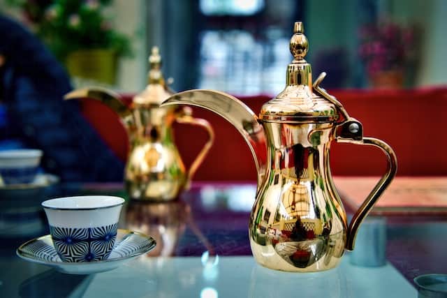 Traditional arabic coffee mug called Dallah