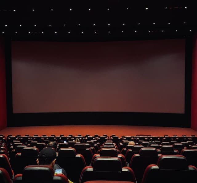 inside the movie theatre