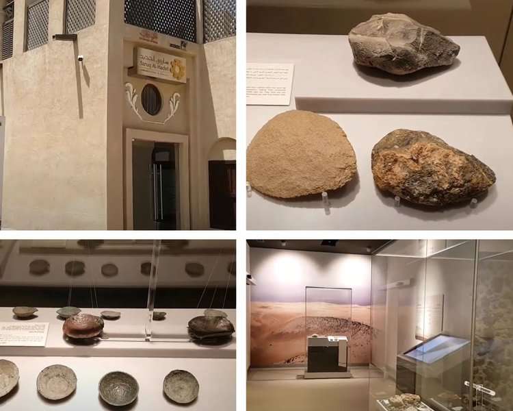 inside the Saruq Al-Hadid Archaeology Museum