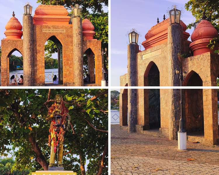 batticaloa Gate located inside the Ghandhi Park in Batticaloa