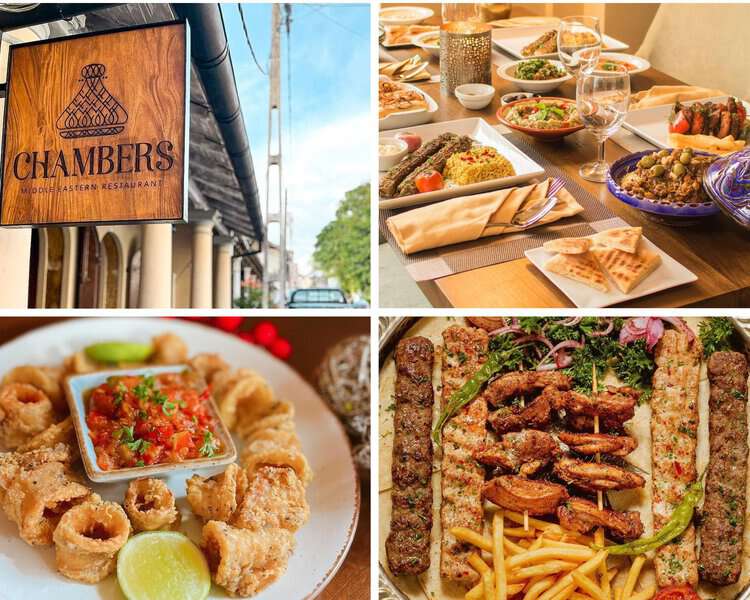 Chambers restaurant in Colombo food displays