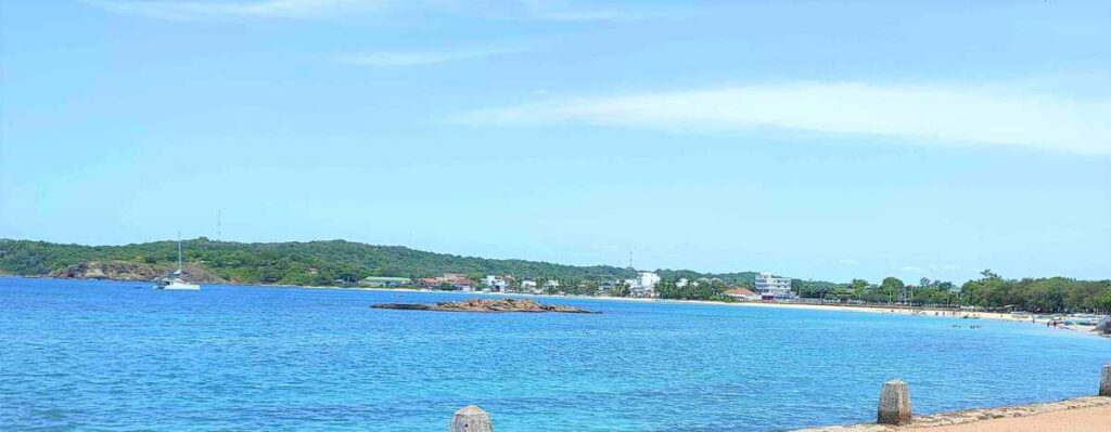 Dutch Bay Beach located at central location of Trincomalee town
