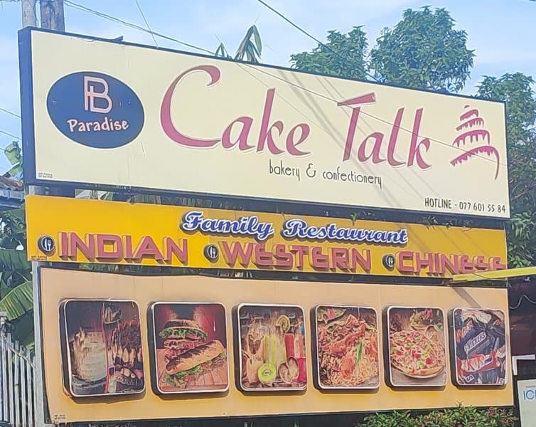 Cake talk shop