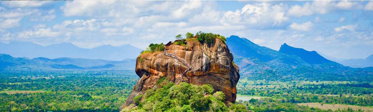 Sigiriya photo taken at clear day from Pidurungala Rock