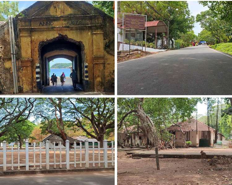 several images of Fort fredrick Trincomalee