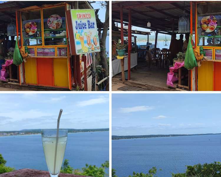 A unique view point near the Koneswaram temple Trincomalee