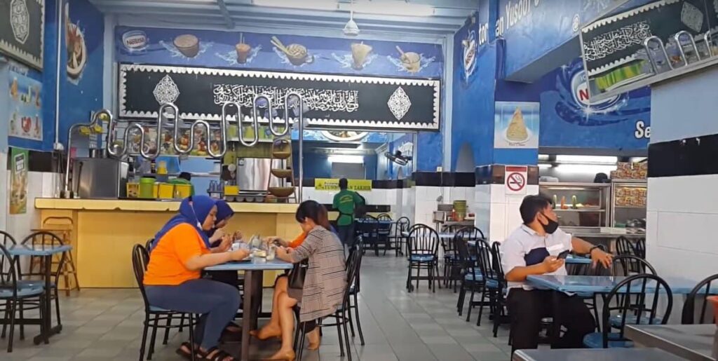 Inside view of Restoran yusoof Dan Zakir