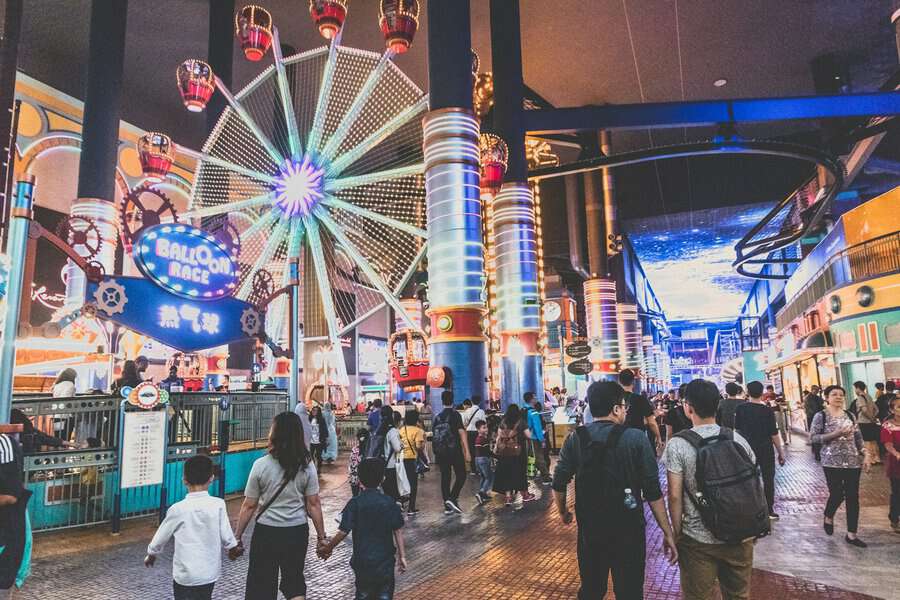 Skytropolis Indoor Theme Park at Genting Highlands in Malaysia