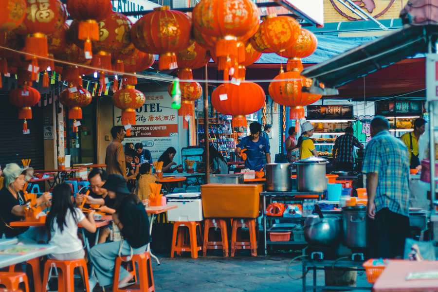 one of the affordable hawker restaurants in KL