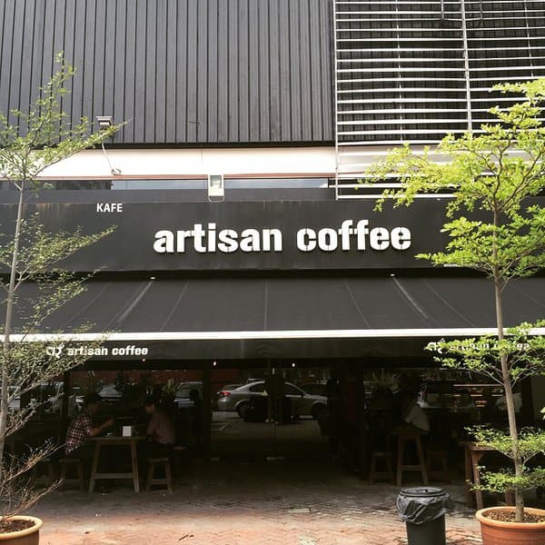 Entrance view of Artisan Coffee Co in KL