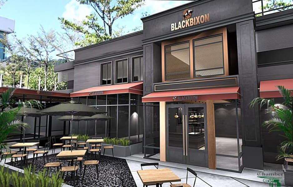 Entrance view of Blackbixon Cafe & Restaurant