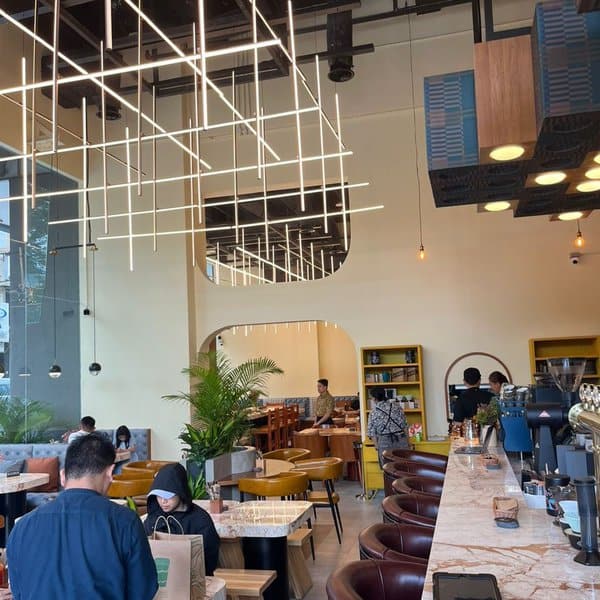 Inside view of Common Man Coffee Roasters in KL