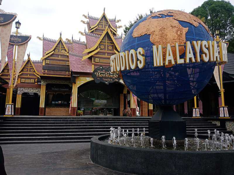 Malaysia Heritage Studios entrance view at Malacca