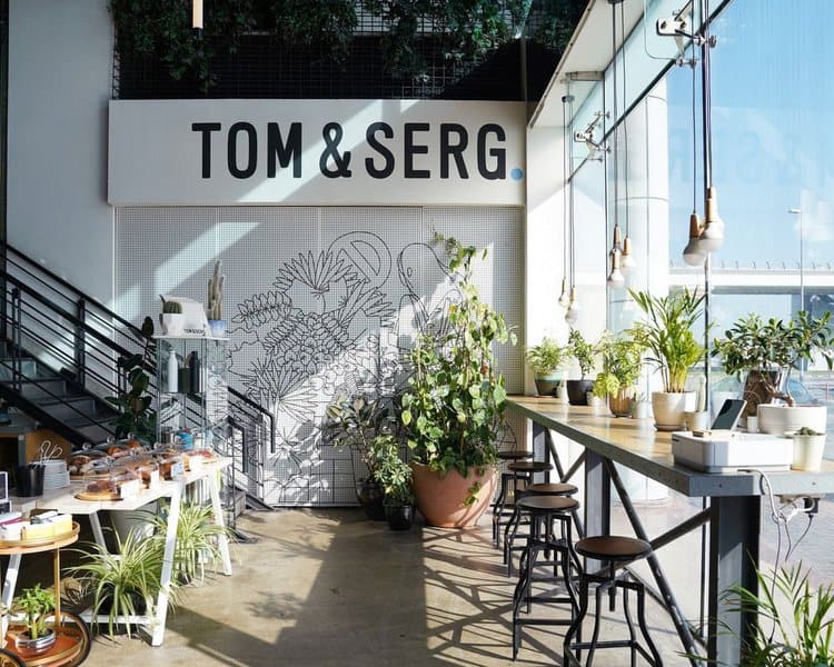 Tom&Serg coffee shop in Dubai